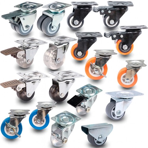 Furniture castors swivel