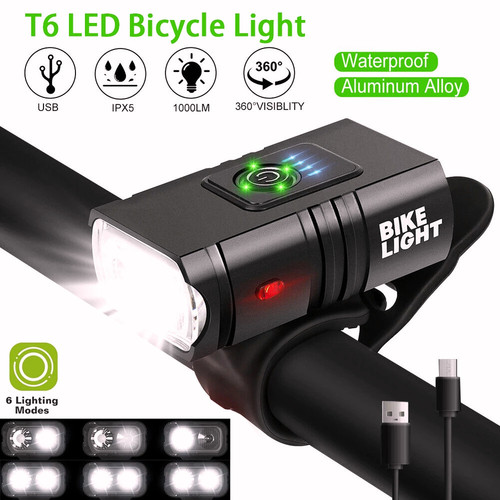 Led mountain bike light usb - bike,