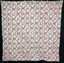 Vintage French Beautiful Toile de Jouy Printed Wall Hanging Curtain 194x190 cm