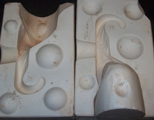 Ceramic mold molds - flower, wall