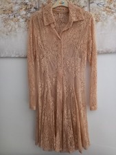 Cream Lace Dress Long Sleeve