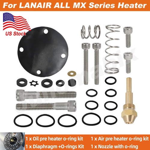 Waste oil heater nozzle - waste, parts