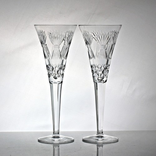 Pair waterford crystal - of,