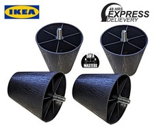 4 X BLACK PLASTIC M8 SOFA BED