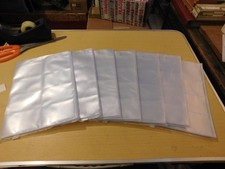 10 cigarette card album sheets