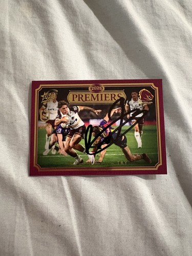 Signed reece walsh - walsh, brisbane