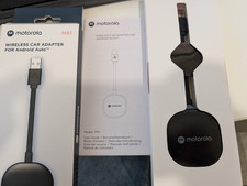 Motorola MA1 Wireless Car Adapter for Android Auto - Direct Plug-in USB Adapter