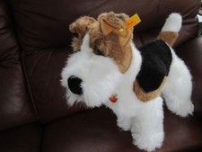 Steiff fox terrier dog - steiff,
