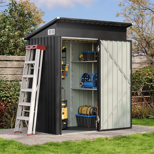 Aoxun 3x2 5ft metal lean - metal, lean-to