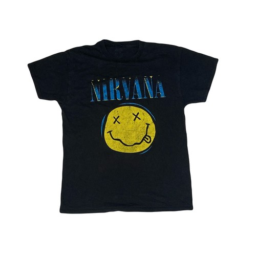 Vintage y2k nirvana smiley - y2k,