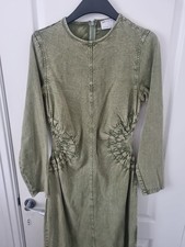 Denim Dress Green Size 10