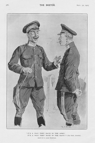 Army navy song cartoon by - &,
