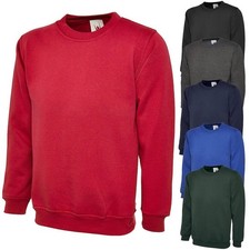 Uneek UX Sweatshirt 50/50 Cotton Poly Brushed Finish XS–6XL 6 Colours