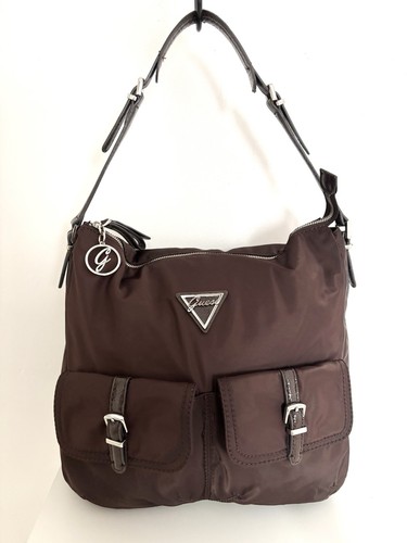 Guess chocolate brown nylon - guess,
