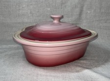 Le Creuset - Deep Heart Ceramic Casserole Dish With Lid - 2.4L - Gradient Pink