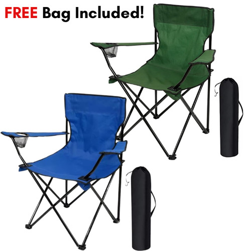Portable folding camping chair - folding,