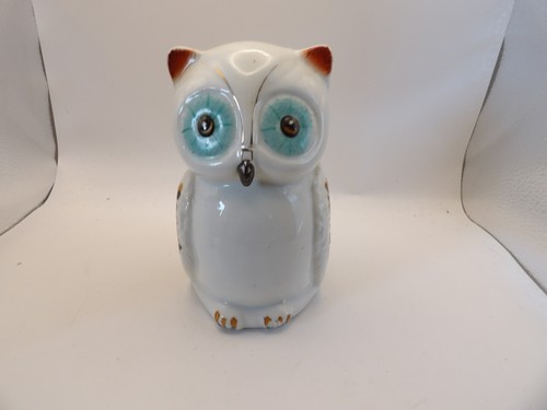 Vintage ceramic owl - owl, bank