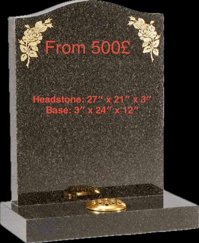 Granite memorial headstone - memorial,