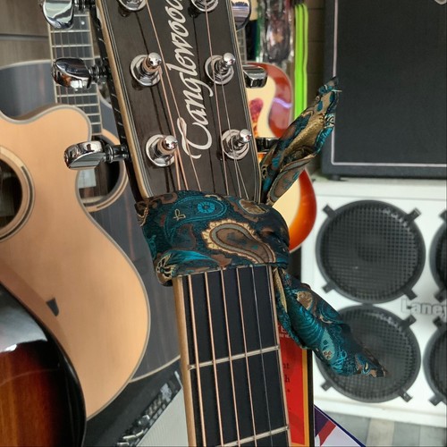 Guitar headstock bandana - guitar,