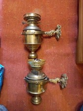 Possibly Antique Wall Mounted Nautical Oil Lamps