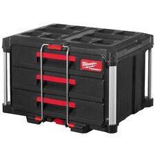 Milwaukee PACKOUT Starter Set, Trolley , 3 Drawer & Slim Organiser Case