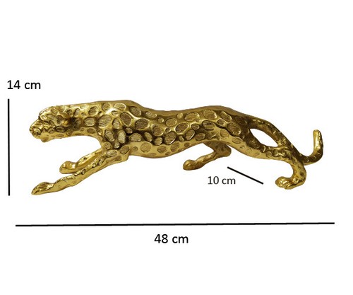 Decorative leopard large gold - decorative,