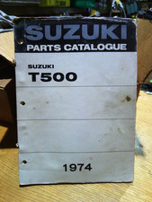 GENUINE 1974 SUZUKI T500 R K L J III II I PARTS CATALOGUE