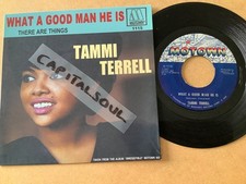 TAMMI TERRELL - WHAT A GOOD MAN HE IS - USA MOTOWN - M-1115  CUSTOM PIC SLEEVE