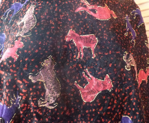 Soft velvet wild animals - velvet,