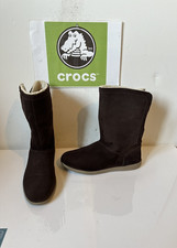 Crocs Winter Fur Suede Boots