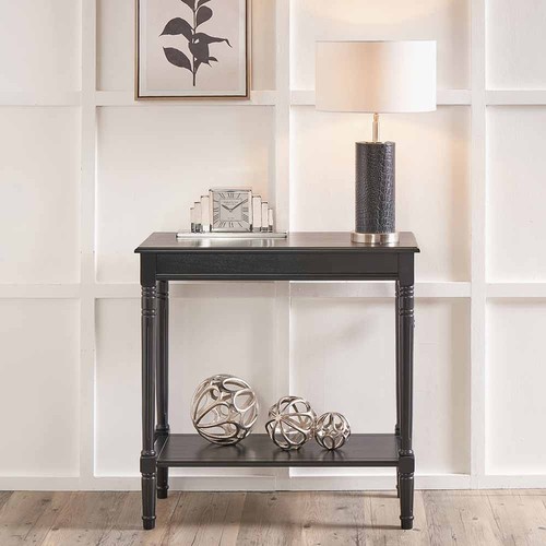 Heritage black console table - heritage,