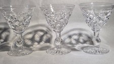 3 x  Stuart Crystal  Cut Glass
