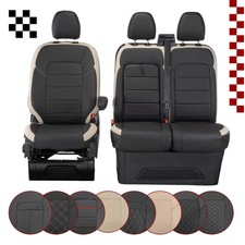 Ford Transit Custom 2023 Onwards Tailored Leatherette Front Seat Covers – Styles