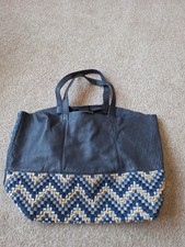 Matthew Williamson Blue Leather Shoulder Bag