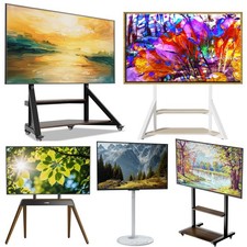 UNHO Heavy Duty Floor TV Stand for 40-100'' Screen for Studio Exhibition Hall UK