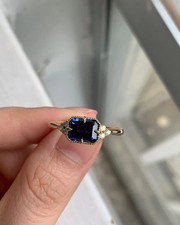 Natural Emerald Cut Sapphire