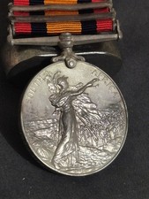 QSA Medal / South Africa Boer War / EJC Brusson / Cape Pd