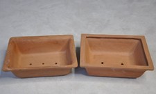 2 x Small Teracotta Unglazed