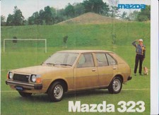 Three 1977-78 MAZDA 323 SEDAN