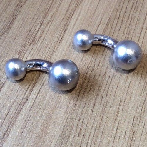 Cufflinks sterling silver - cufflinks:, &