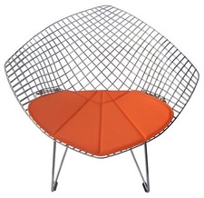 Bertoia Inspired Cushion for Diamond Wire Chair by Knoll