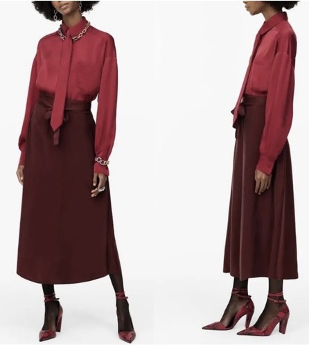Zara limited edition red satin - zara,