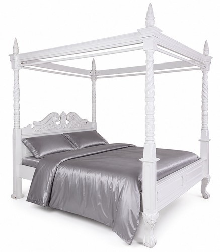 French four poster bed - four,