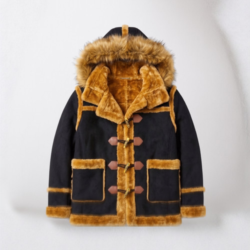 Men vintage faux shearling - men,
