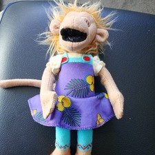 2009 BBC Zingzillas Drum Monkey 9" plush soft toy Vivid Imaginations