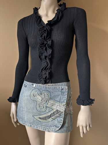Anne fontaine black ruffle - anne,