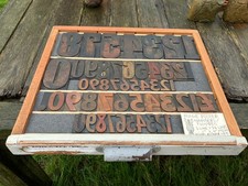 HUGE WOODEN POSTER TYPE 1”