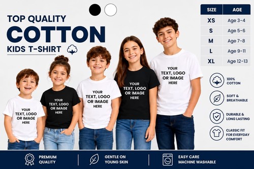 Kids personalised white - kids,