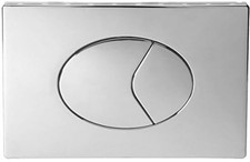 Twyford dual flushplate chrome