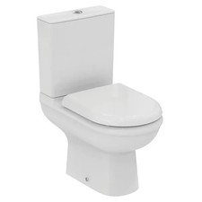 Ideal Standard Della White Close Coupled Toilet Cistern Soft Close Seat Modern